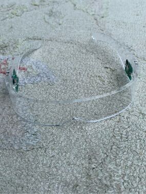 Futuristic Cyberpunk LED Visor Glasses Clear Light-Up Party Goggles